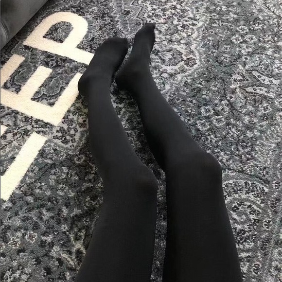 Yummie by Heather Thomson Smooth Seam Opaque Tights 2 Pack - Picture 5 of 6